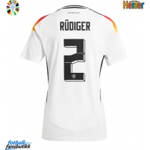 Tyskland Antonio Rudiger #2 Hjemmedrakt EM 2024 Kortermet